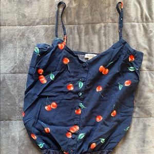 LOVE, FIRE CHERRY BODYSUIT